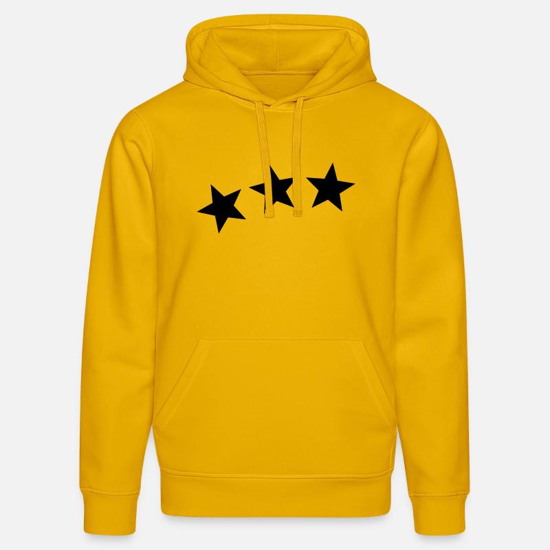 star - Sweat à capuche bio DRUMMER Stanley/Stella Unisexe - jaune spectre