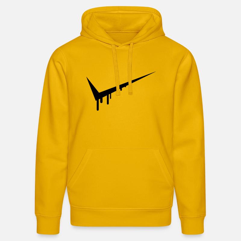 Graffiti Tick - Sweat à capuche bio DRUMMER Stanley/Stella Unisexe - jaune spectre