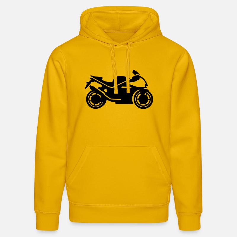 Motocycle - Sweat à capuche bio DRUMMER Stanley/Stella Unisexe - jaune spectre