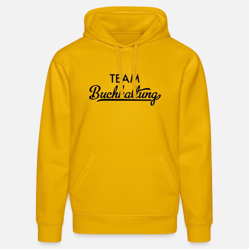 Équipe de comptabilité - Sweat à capuche bio DRUMMER Stanley/Stella Unisexe - jaune spectre