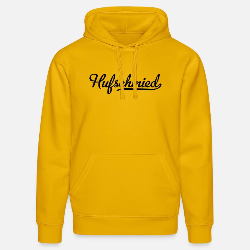 Maréchal-ferrant - Sweat à capuche bio DRUMMER Stanley/Stella Unisexe - jaune spectre