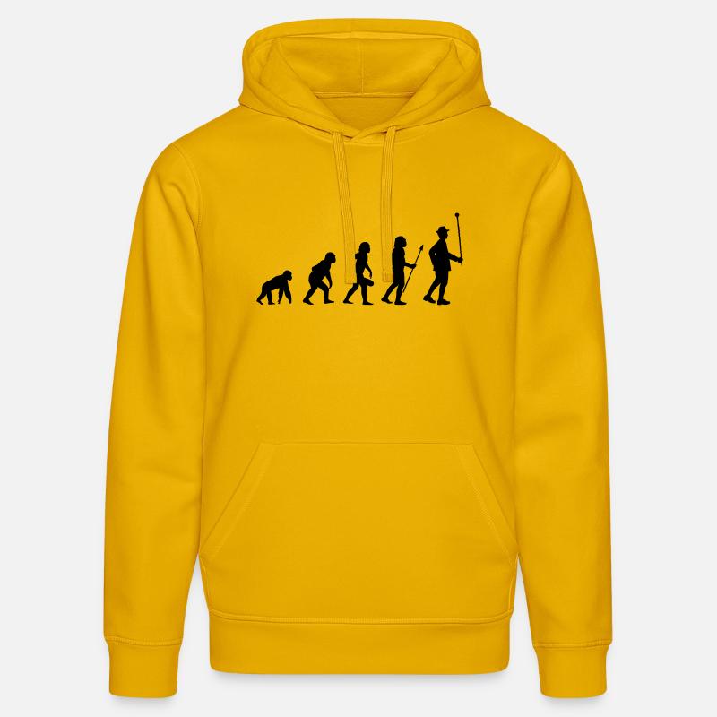 Stabführer Evolution - Stanley/Stella Unisex Bio-Hoodie DRUMMER  - Spektralgelb