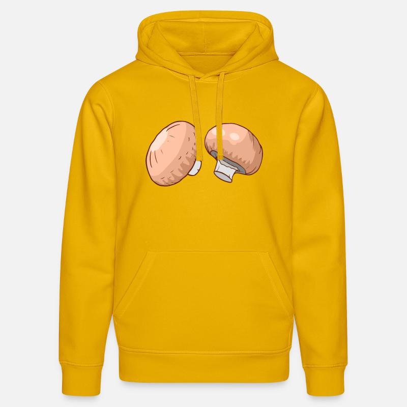 Champignons Egerlinge Angerlinge champignons - Sweat à capuche bio DRUMMER Stanley/Stella Unisexe - jaune spectre