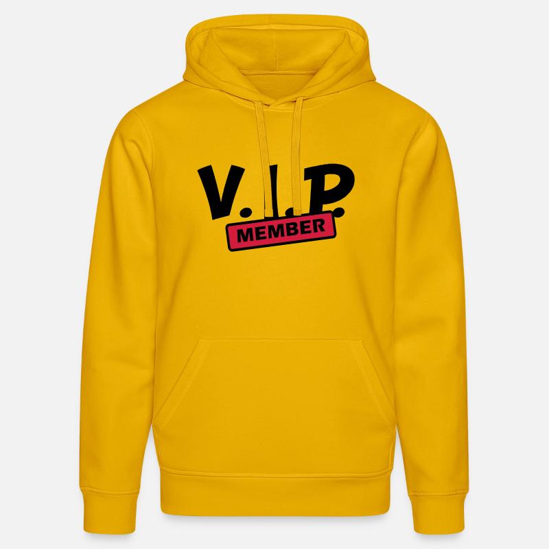membre VIP - Sweat à capuche bio DRUMMER Stanley/Stella Unisexe - jaune spectre