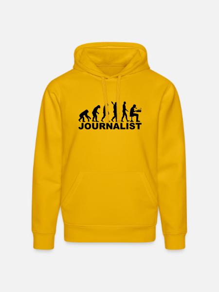 Journalist - Stanley/Stella Unisex Bio-Hoodie DRUMMER - Spektralgelb