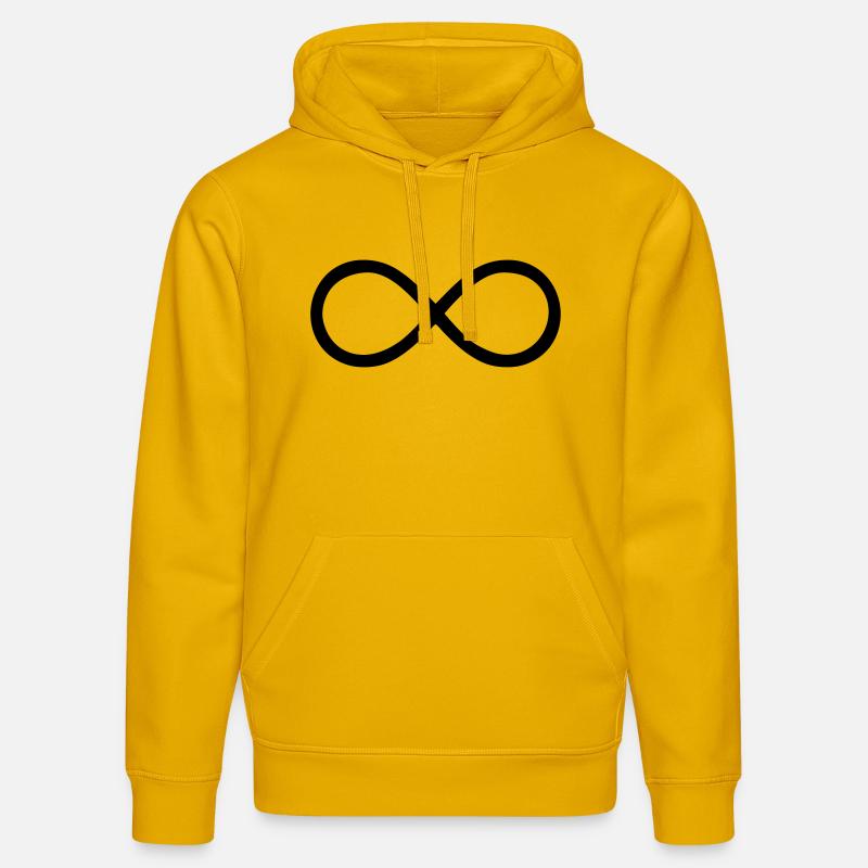 Infinité - Sweat à capuche bio DRUMMER Stanley/Stella Unisexe - jaune spectre