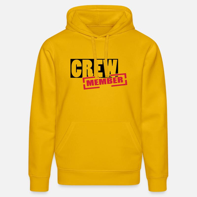 crew - Stanley/Stella Unisex Bio-Hoodie DRUMMER  - Spektralgelb