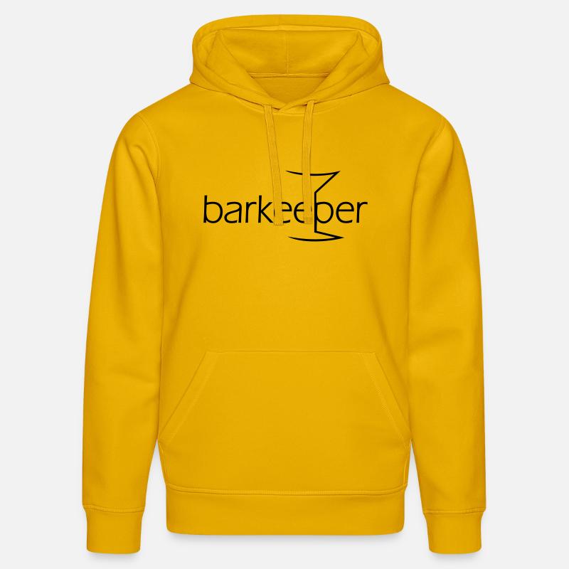 barkeeper (e, 1c) - Stanley/Stella Unisex Bio-Hoodie DRUMMER  - Spektralgelb