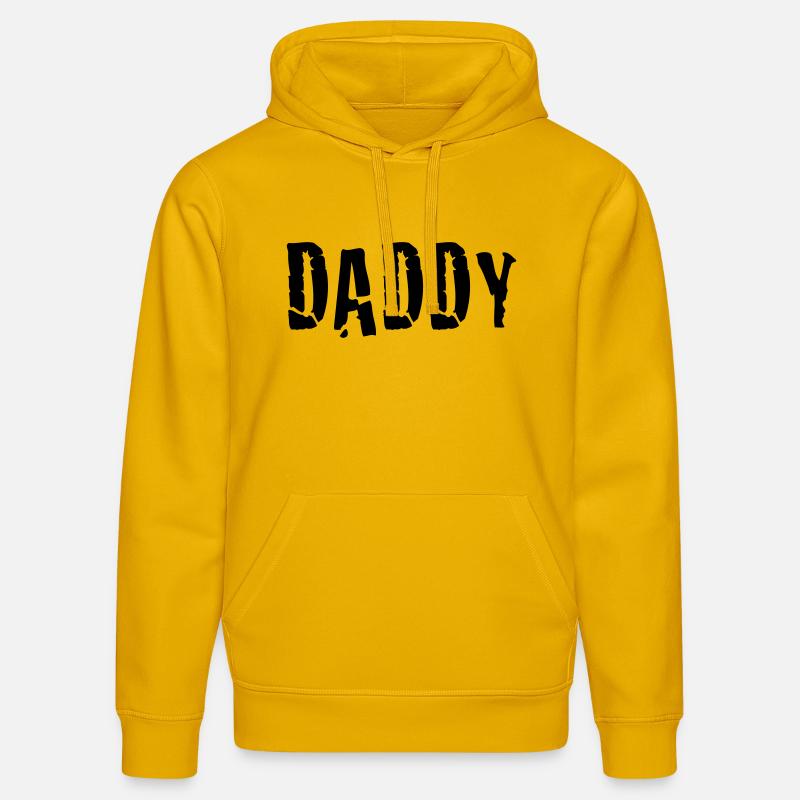 daddy - Sweat à capuche bio DRUMMER Stanley/Stella Unisexe - jaune spectre