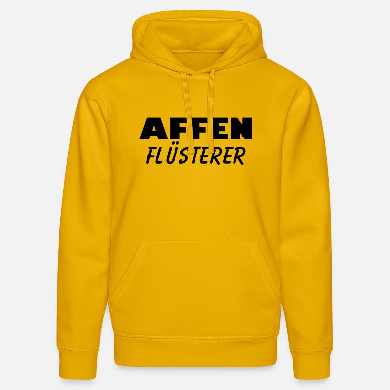 affen flüsterer - Stanley/Stella Unisex Bio-Hoodie DRUMMER  - Spektralgelb