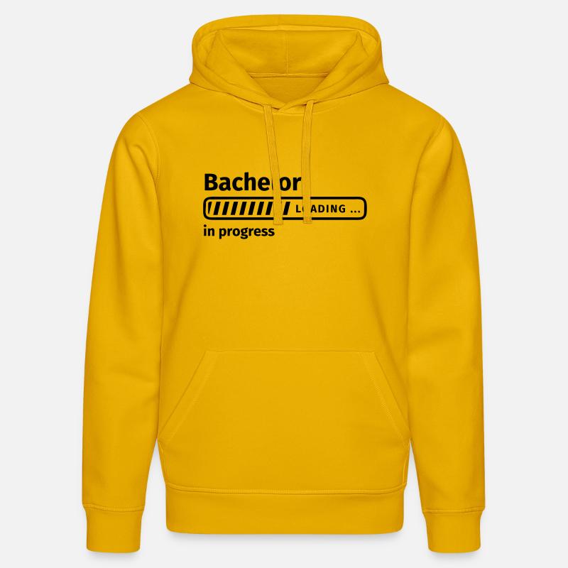 Bachelor in Progress - Sweat à capuche bio DRUMMER Stanley/Stella Unisexe - jaune spectre