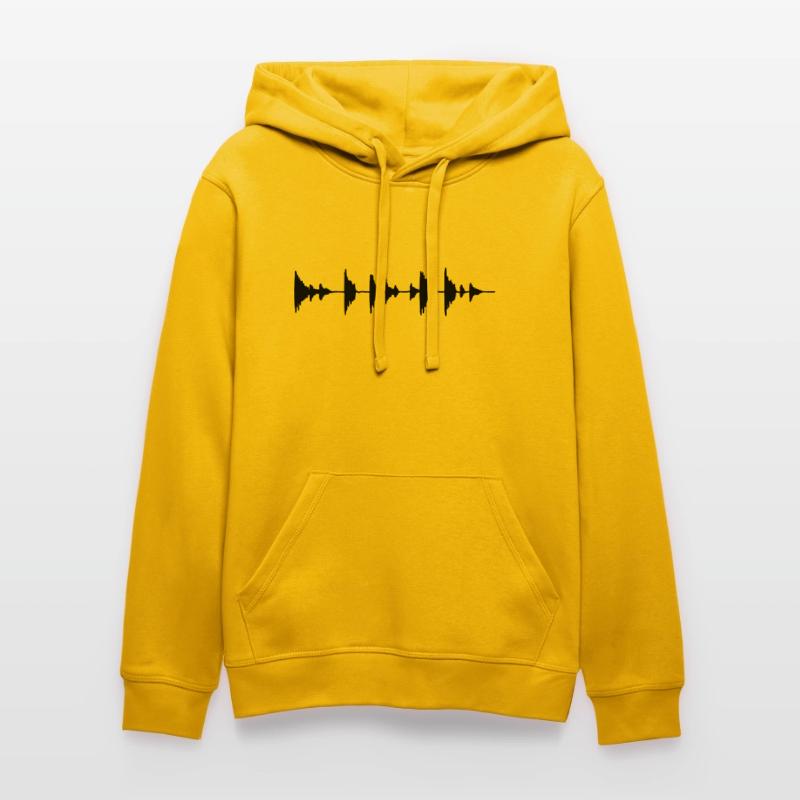 Waveform - Sample - Drumloop Sweat à capuche bio DRUMMER Stanley/Stella Unisexe