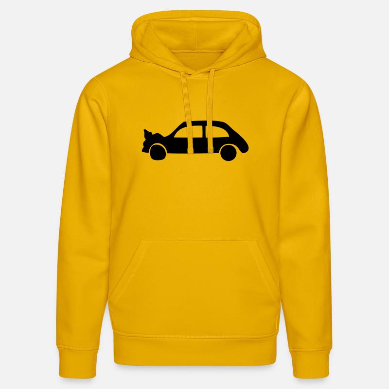 Crash Auto - Unfall - Stanley/Stella Unisex Bio-Hoodie DRUMMER  - Spektralgelb