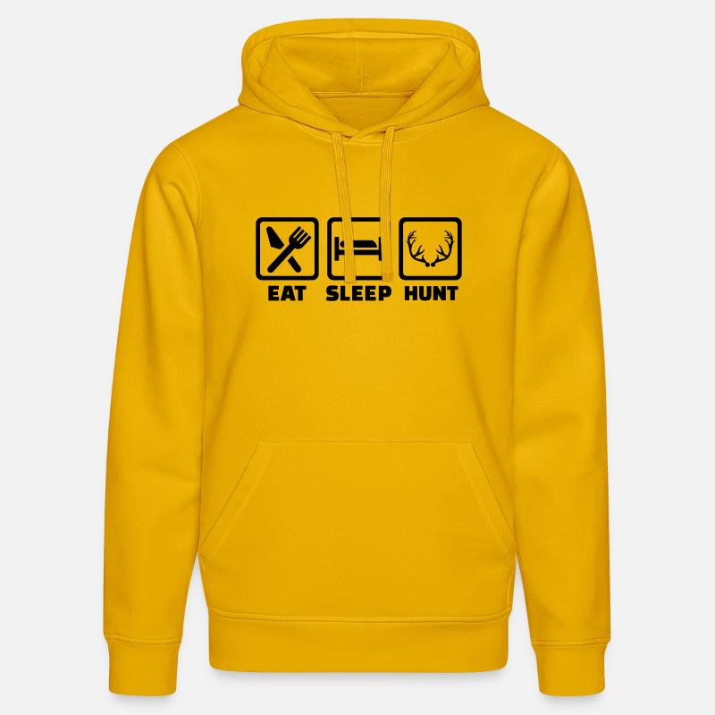 Chasseur - Sweat à capuche bio DRUMMER Stanley/Stella Unisexe - jaune spectre