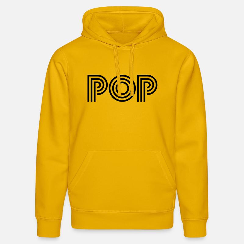 pop - Stanley/Stella Unisex Bio-Hoodie DRUMMER  - Spektralgelb