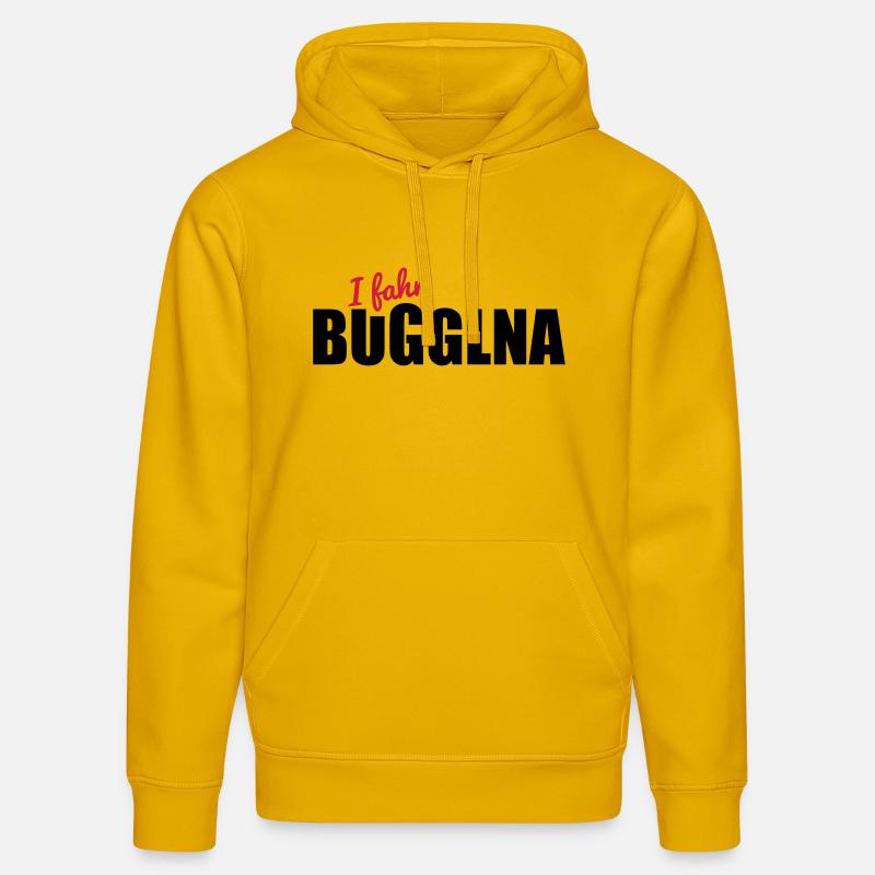 Buggl na - Stanley/Stella Unisex Bio-Hoodie DRUMMER  - Spektralgelb