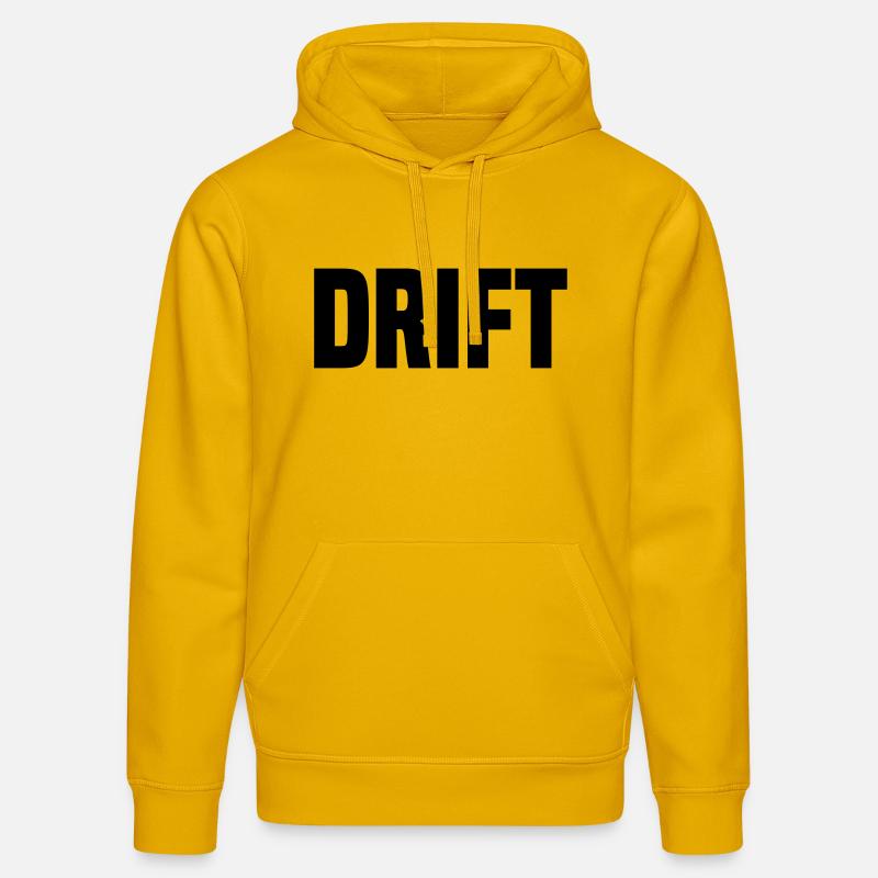 drift - Sweat à capuche bio DRUMMER Stanley/Stella Unisexe - jaune spectre