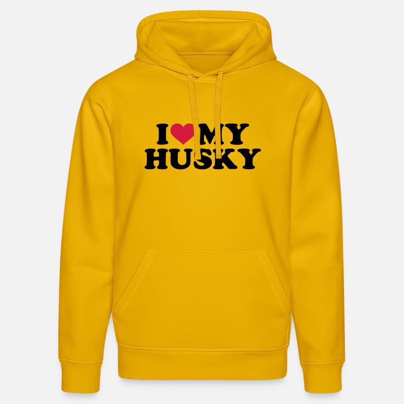 Husky - Stanley/Stella Unisex Bio-Hoodie DRUMMER - Spektralgelb