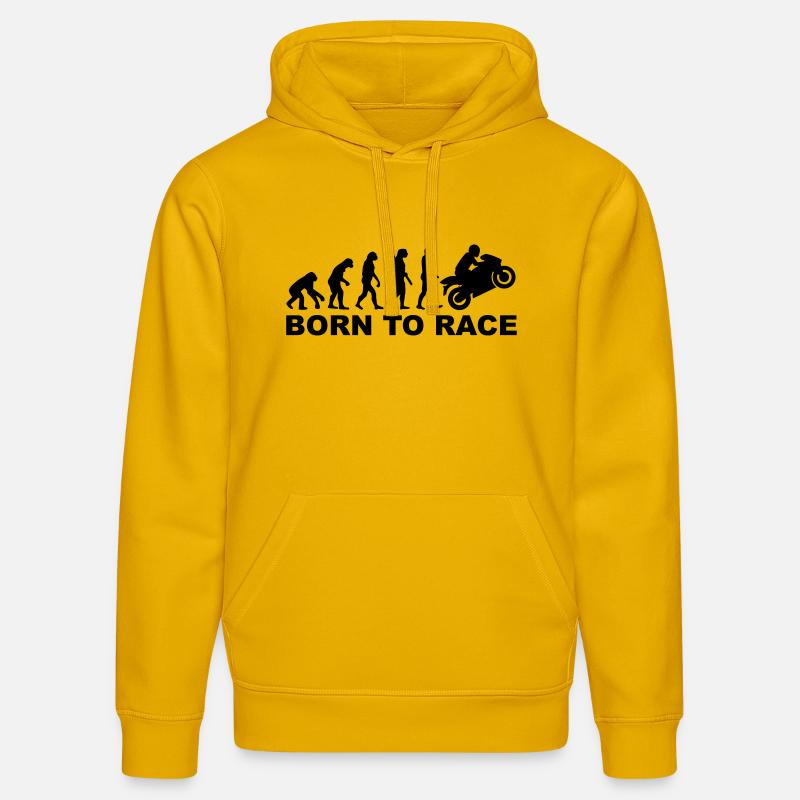 Motocycle - Sweat à capuche bio DRUMMER Stanley/Stella Unisexe - jaune spectre