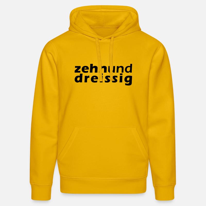 40e anniversaire - Sweat à capuche bio DRUMMER Stanley/Stella Unisexe - jaune spectre