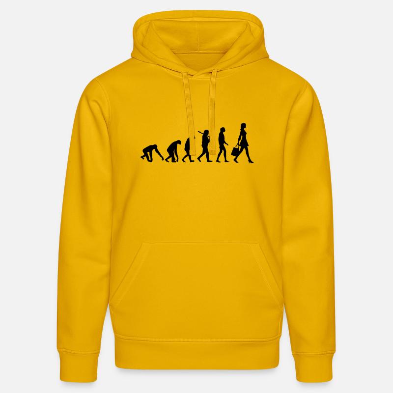 WOMEN EVOLUTION - Sweat à capuche bio DRUMMER Stanley/Stella Unisexe - jaune spectre