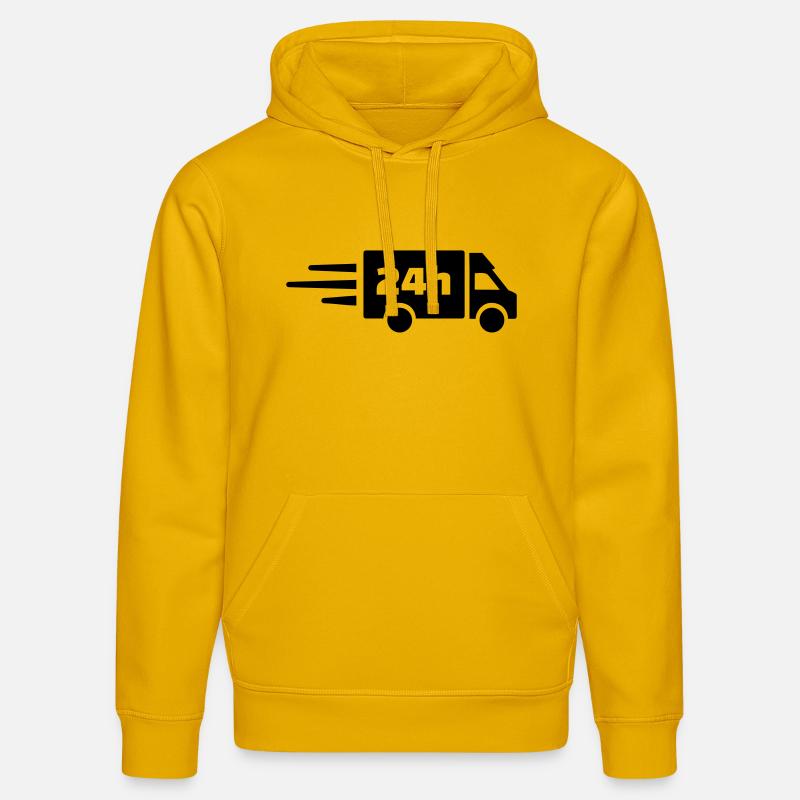 Camion - Sweat à capuche bio DRUMMER Stanley/Stella Unisexe - jaune spectre