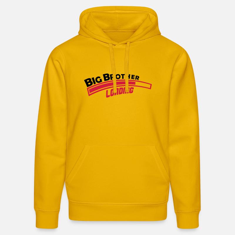 big_brother_loading_002 - Sweat à capuche bio DRUMMER Stanley/Stella Unisexe - jaune spectre