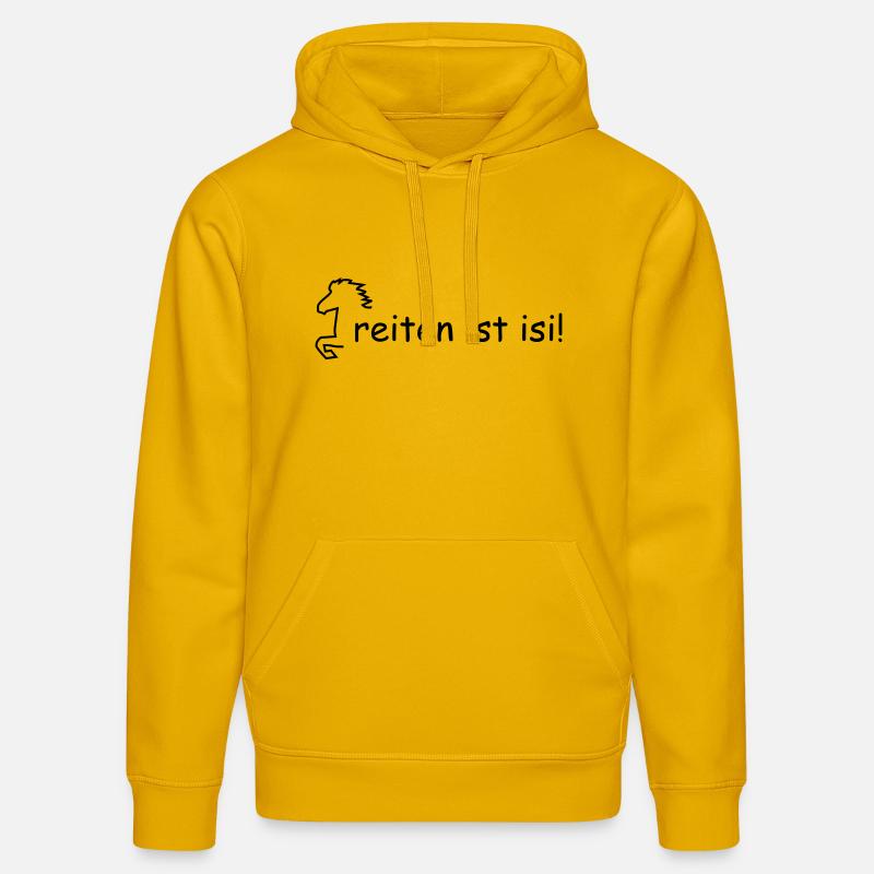 Hanovre - Sweat à capuche bio DRUMMER Stanley/Stella Unisexe - jaune spectre