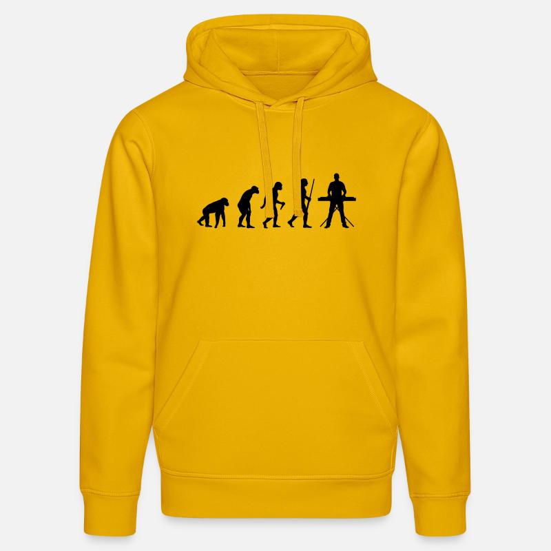 Keyboard Evolution - Stanley/Stella Unisex Bio-Hoodie DRUMMER  - Spektralgelb