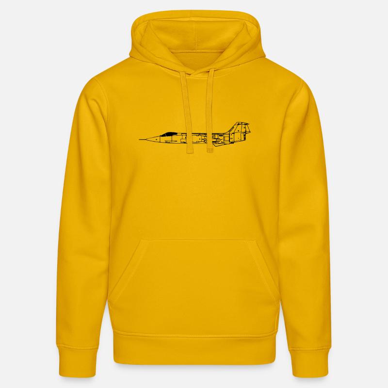 f104_vec_1 fr - Sweat à capuche bio DRUMMER Stanley/Stella Unisexe - jaune spectre