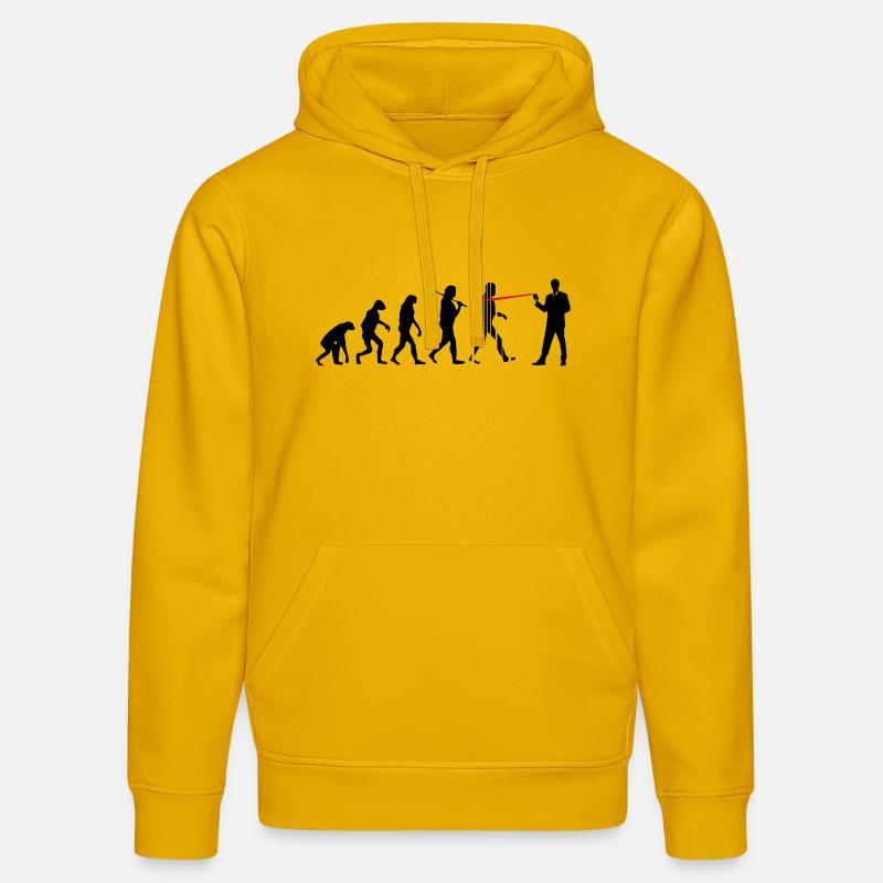 évolution NSA - Sweat à capuche bio DRUMMER Stanley/Stella Unisexe - jaune spectre