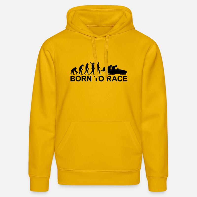 Evolution Bobsleigh - Sweat à capuche bio DRUMMER Stanley/Stella Unisexe - jaune spectre