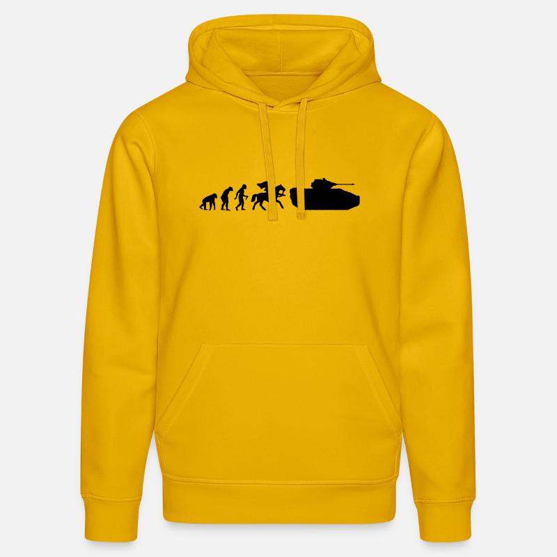 Evolution War - Stanley/Stella Unisex Bio-Hoodie DRUMMER  - Spektralgelb
