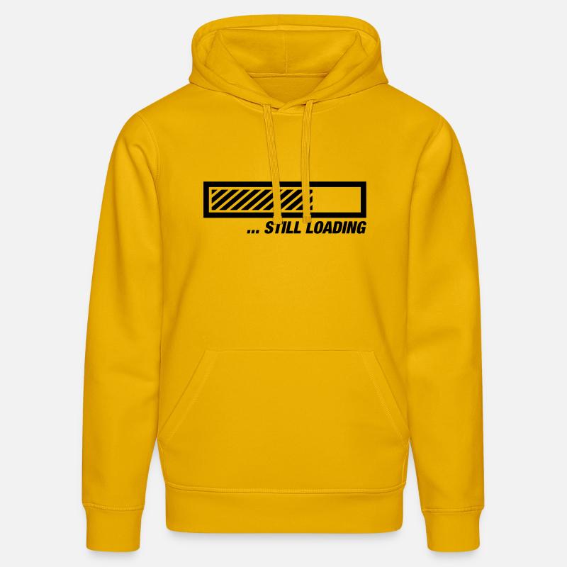 still_loading_qu1 - Stanley/Stella Unisex Bio-Hoodie DRUMMER  - Spektralgelb