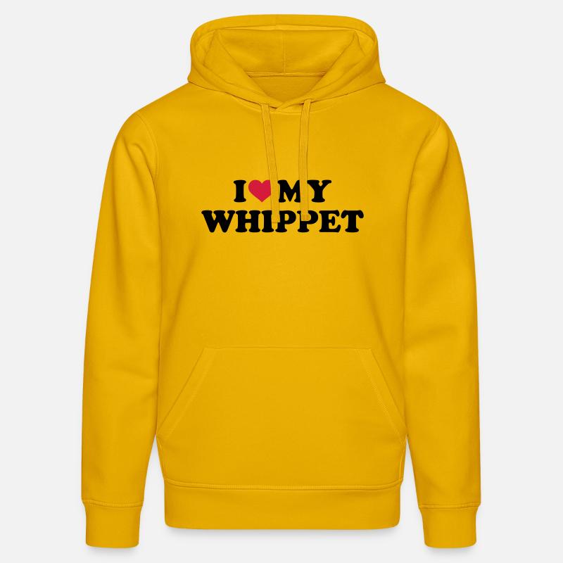Whippet - Sweat à capuche bio DRUMMER Stanley/Stella Unisexe - jaune spectre