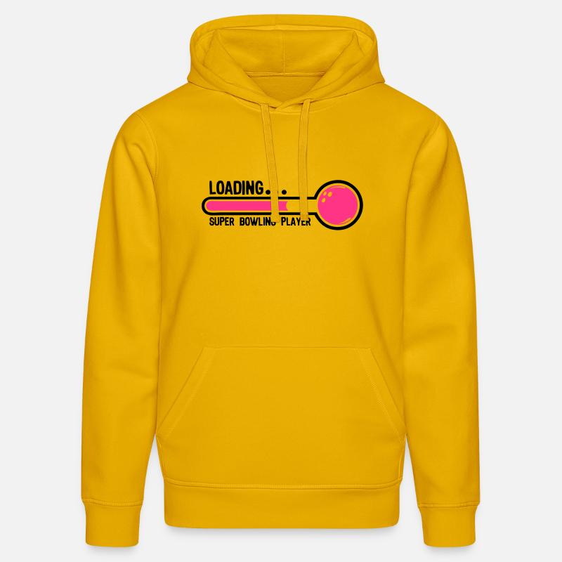bowling boule loading super player1 - Sweat à capuche bio DRUMMER Stanley/Stella Unisexe - jaune spectre