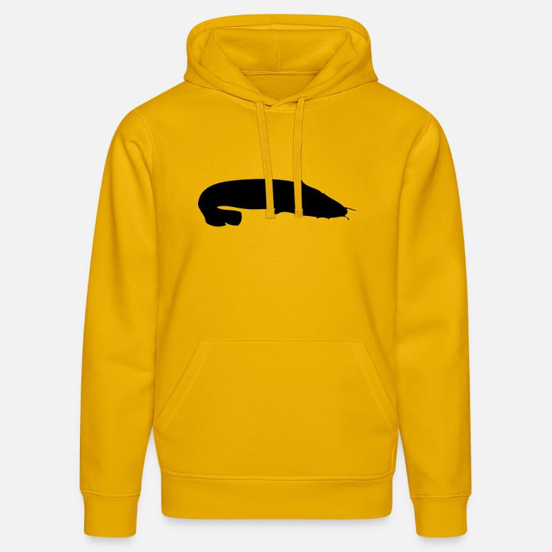 Silure - Sweat à capuche bio DRUMMER Stanley/Stella Unisexe - jaune spectre