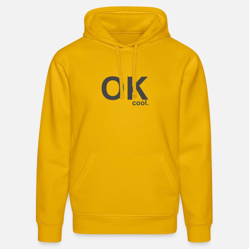 C’est cool. - Sweat à capuche bio DRUMMER Stanley/Stella Unisexe - jaune spectre