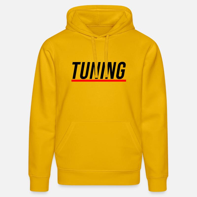 TUNING - Auto Tuning Geschenk Geschenkidee - Stanley/Stella Unisex Bio-Hoodie DRUMMER  - Spektralgelb