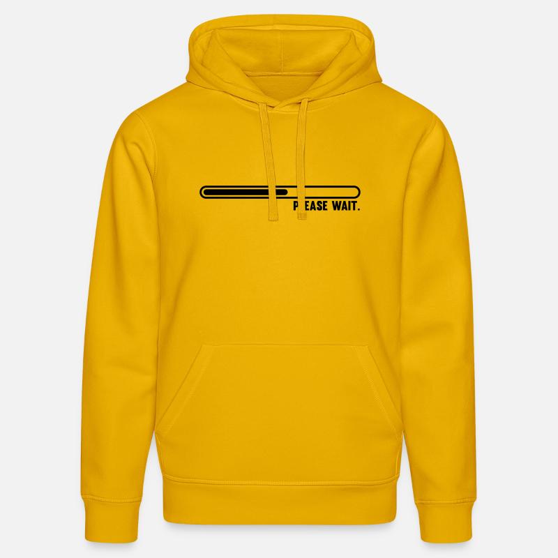 _loading_f1 - Sweat à capuche bio DRUMMER Stanley/Stella Unisexe - jaune spectre