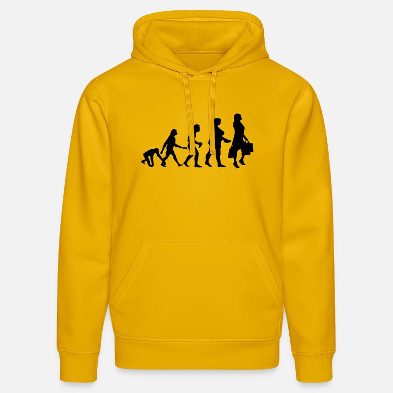 SHOPPING QUEEN EVOLUTION - Sweat à capuche bio DRUMMER Stanley/Stella Unisexe - jaune spectre