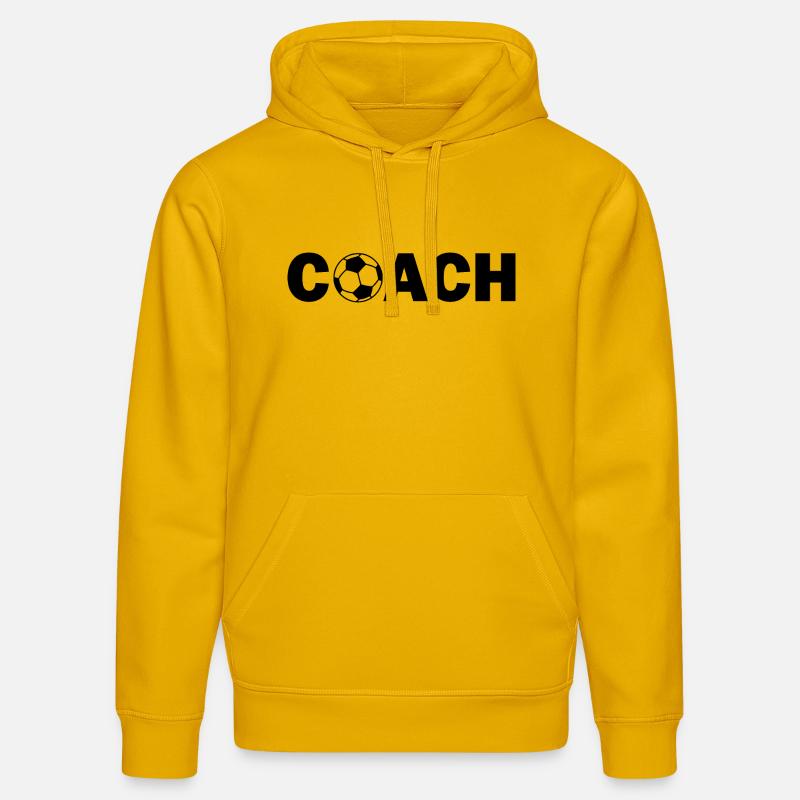Coach - Sweat à capuche bio DRUMMER Stanley/Stella Unisexe - jaune spectre