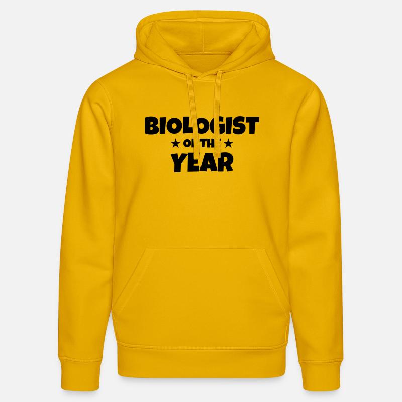 biologie / biologiste / sciences / nature - Sweat à capuche bio DRUMMER Stanley/Stella Unisexe - jaune spectre