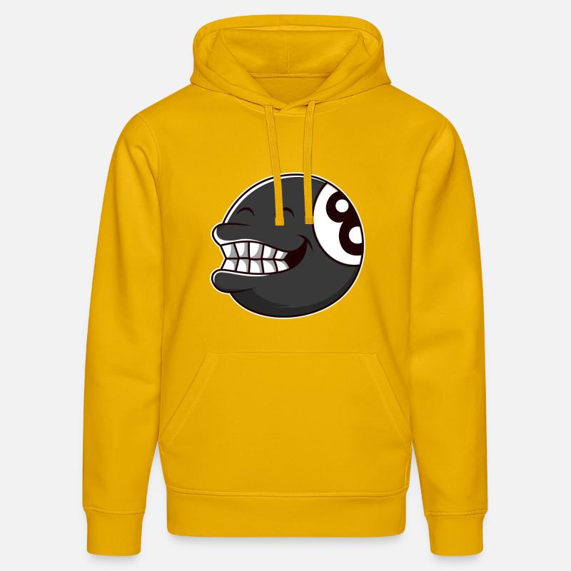 Boule de billard 8 - Sweat à capuche bio DRUMMER Stanley/Stella Unisexe - jaune spectre