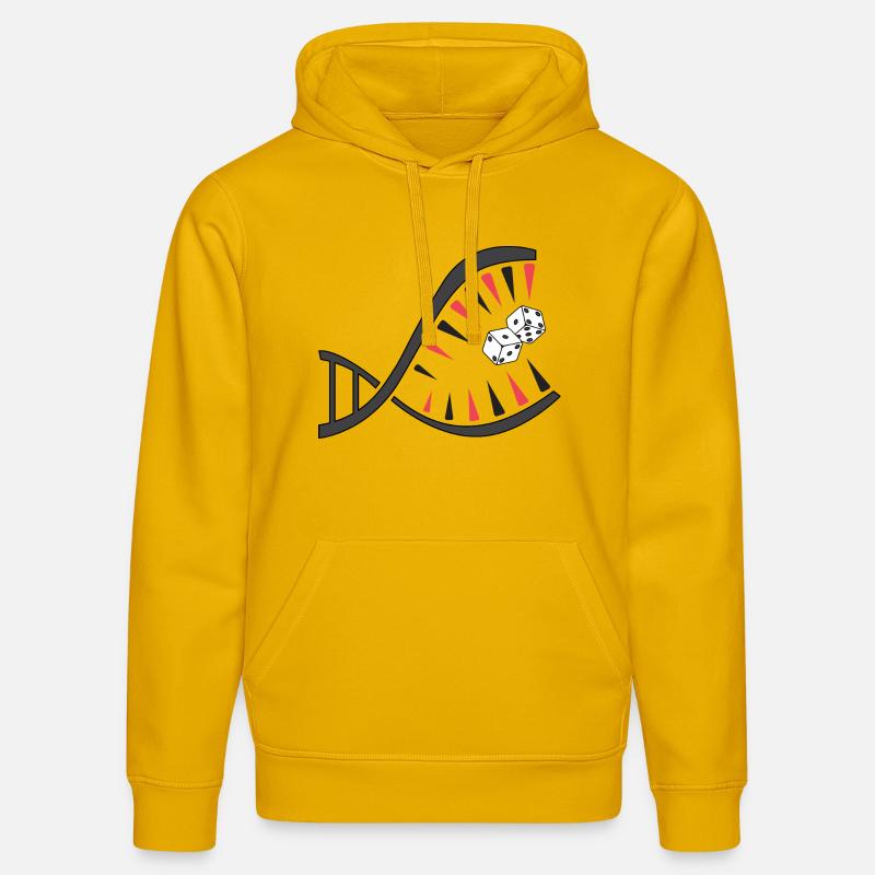 Backgammon DNA Piranha – Unique - Sweat à capuche bio DRUMMER Stanley/Stella Unisexe - jaune spectre