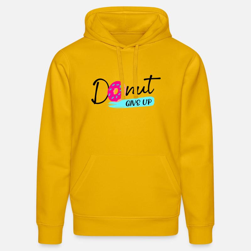 Donut Sweets Statement Snacking Délicieux - Sweat à capuche bio DRUMMER Stanley/Stella Unisexe - jaune spectre