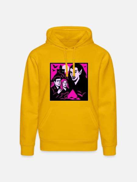 Vampire Countess - Stanley/Stella DRUMMER Unisex Organic Hoodie - spectra yellow