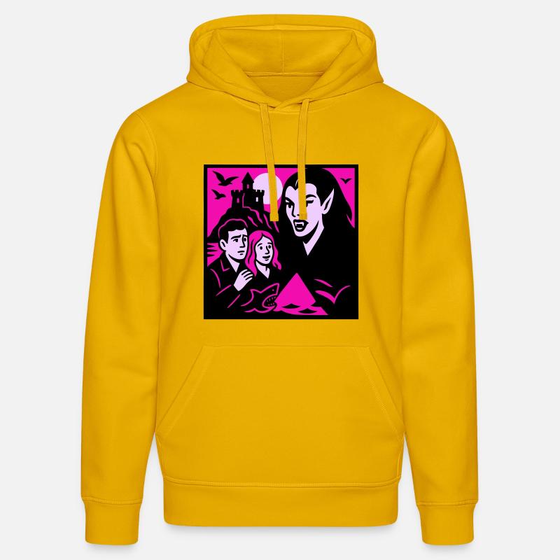 Comtesse vampire - Sweat à capuche bio DRUMMER Stanley/Stella Unisexe - jaune spectre