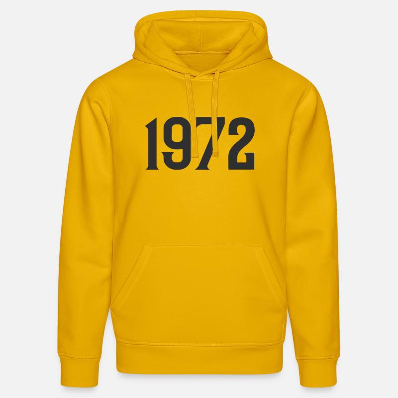 1972 - Sweat à capuche bio DRUMMER Stanley/Stella Unisexe - jaune spectre