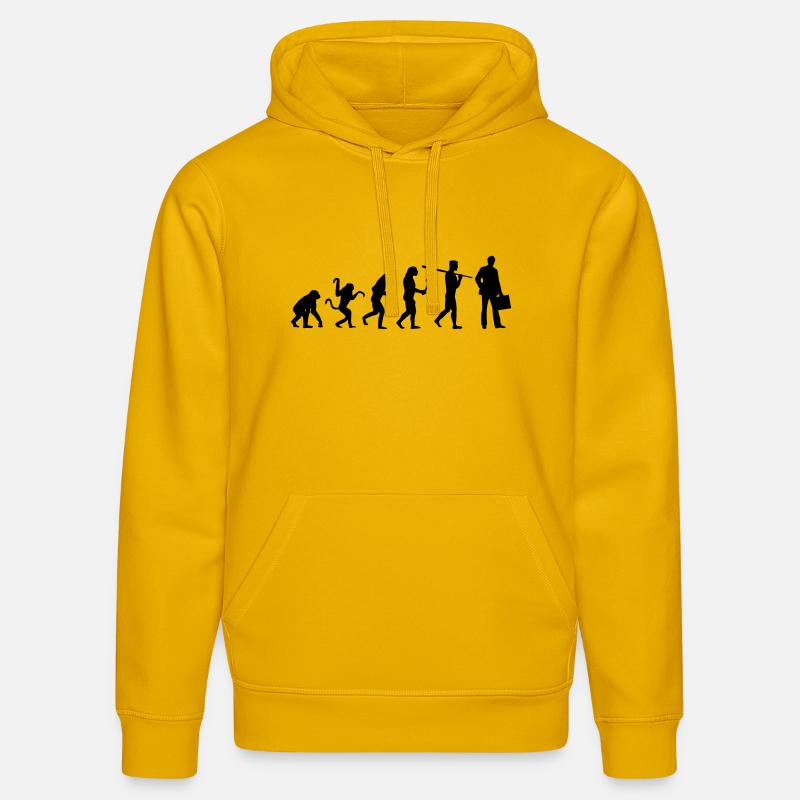 BUSINESS EVOLUTION! - Sweat à capuche bio DRUMMER Stanley/Stella Unisexe - jaune spectre